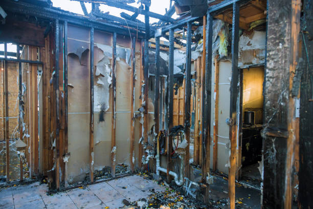 Professional Fire Damage Cleanup technician working in Lutherville Timonium, MD